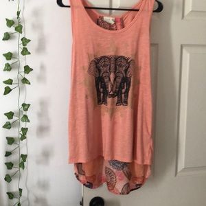 cute elephant tank top.